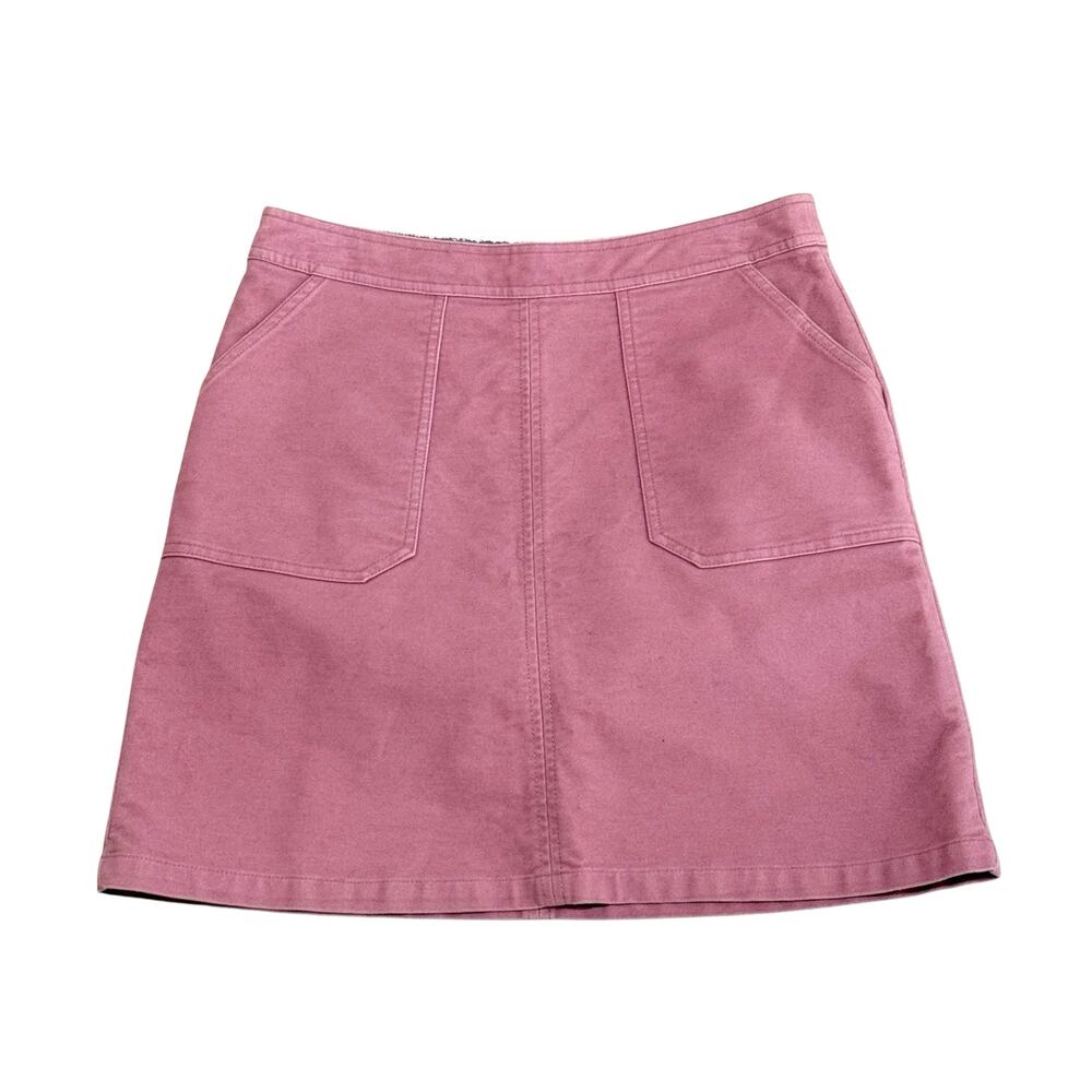BODEN Annabel Skirt Pink Mauve Straight Pencil Pockets US Size 6R UK 10R